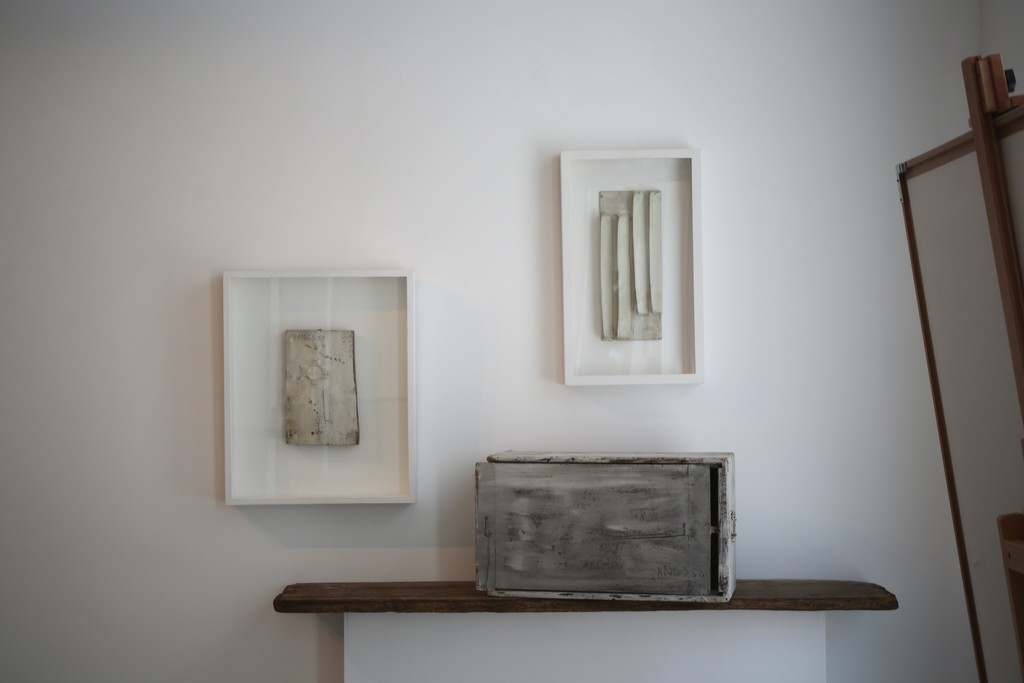 Installation view, Herbert Zangs, White is the loneliest colour, Engelage & Lieder, 2016 Installation view, Herbert Zangs, White is the loneliest colour, Engelage & Lieder, 2016