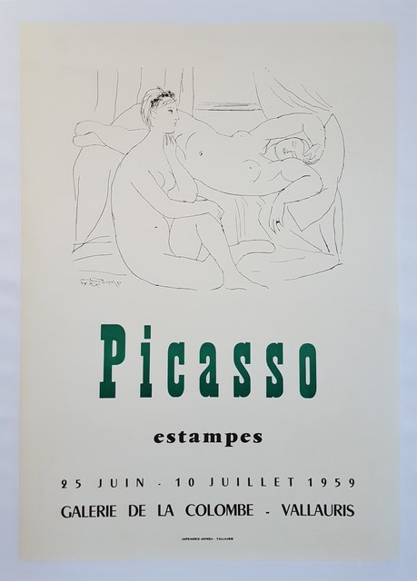 Pablo Picasso, ‘Expo 59 - Galerie de la Colombe Vallauris’, 1959, Posters, Lithograph, Exhibition Poster, Graves International Art