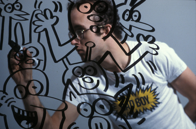 Tseng Kwong Chi, ‘Keith Haring, Bad Boy, Bordeaux France’, 1985, Eric Firestone Gallery