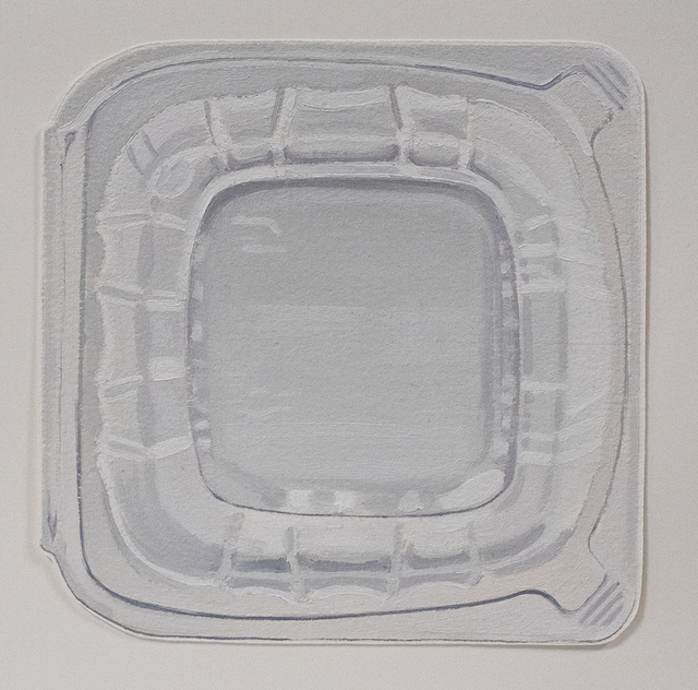 Brad Nelson, ‘Plastic Container’, 2019, Drawing, Collage or other Work on Paper, Oil on paper, FROSCH&CO