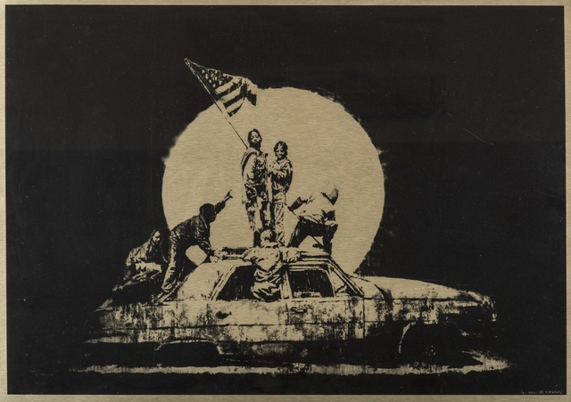 Banksy, ‘Gold Flag’, 2008, Forum Auctions