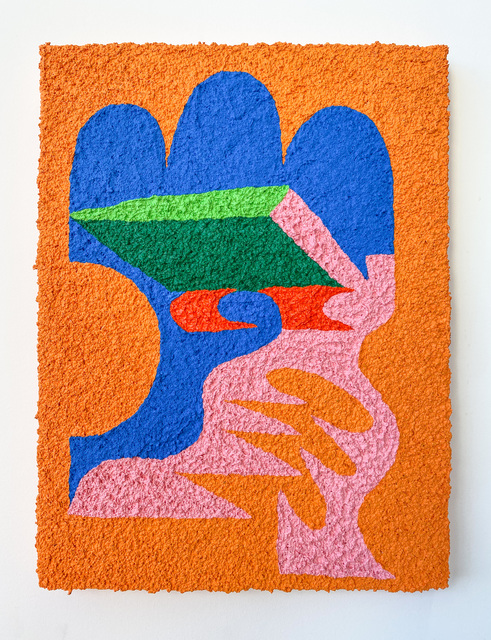 Carlos Rosales-Silva, ‘Biblioteca’, 2020, Painting, Sand in acrylic paint on panel, Ruiz-Healy Art