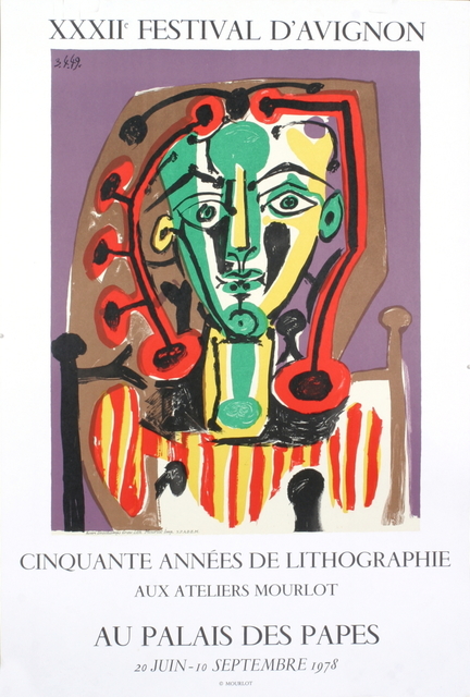Pablo Picasso, ‘Palais des Papes, Tete de Femme’, 1978, ArtWise