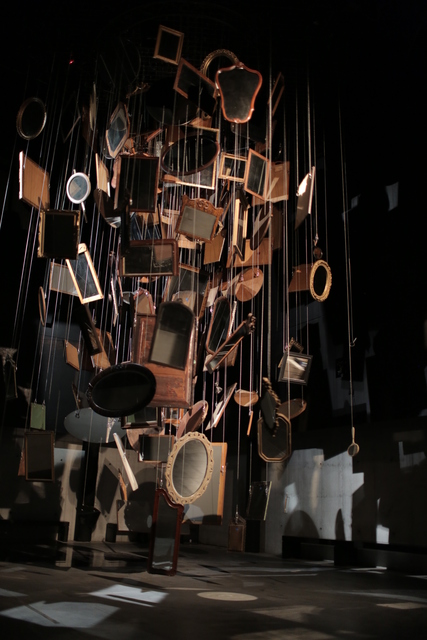 Janet Cardiff & George Bures Miller, ‘The Infinity Machine’, 2015, Installation, Mixed media installation including antique mirrors, rotator, audio, and lighting, Luhring Augustine