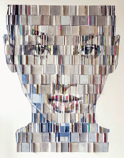 J. L. Martin, ‘Éléa’, 2020, Painting, Paper, wood, oil on canvas, pencil, Art Center Horus