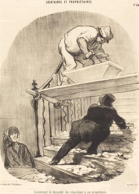 Honoré Daumier, ‘Inconvénient de demander des réparations...’, 1847, National Gallery of Art, Washington, D.C.