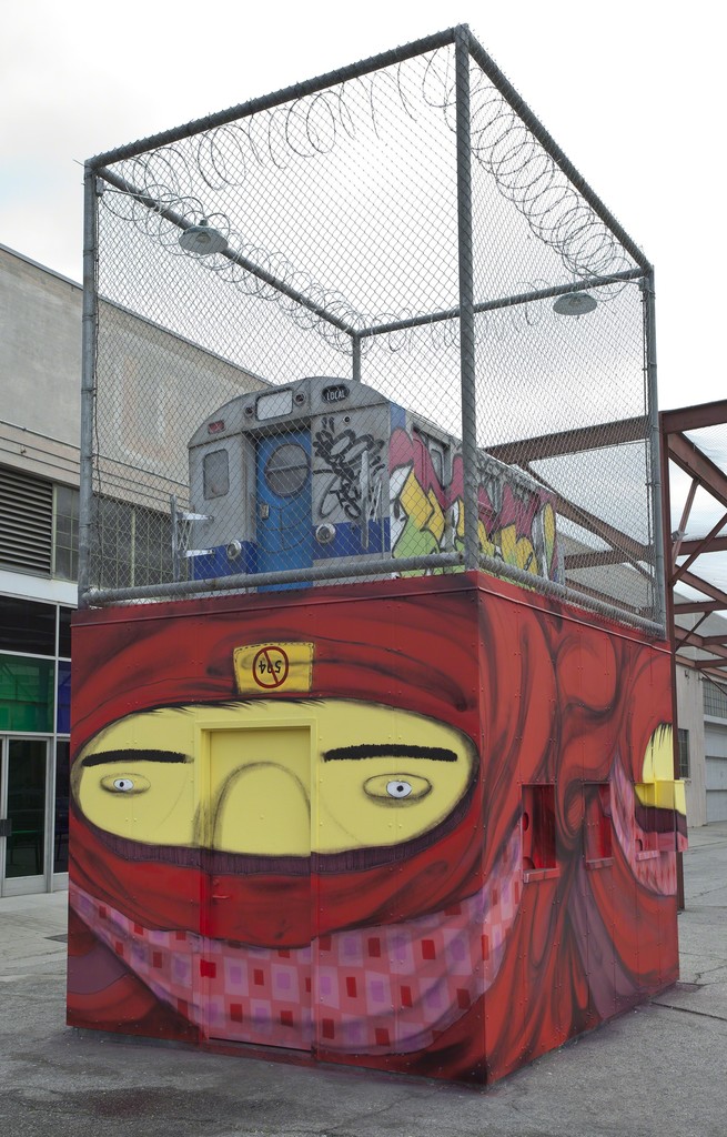Installation view of "Art in the Streets" at MOCA, Los Angeles (2011). Installation view of "Art in the Streets" at MOCA, Los Angeles (2011).