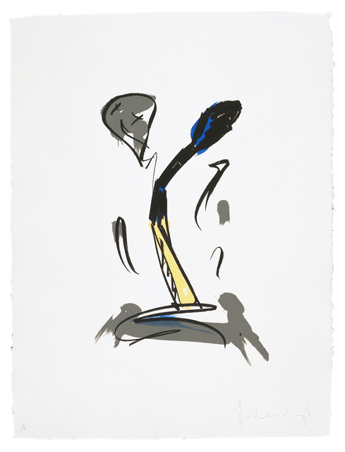 Claes Oldenburg, ‘Extinguished Match’, 1990, Print, 4 color lithograph, Gemini G.E.L.