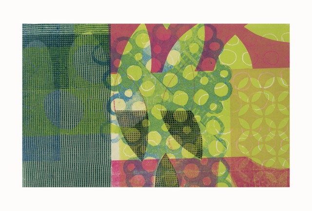 LJ Douglas, ‘Smack Logic’, 2018, Print, Monotype, chine collé, Manneken Press