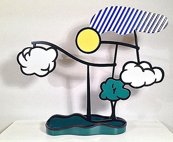 Roy Lichtenstein, ‘Landscape Mobile (Limoges)’, 1991, Rosenfeld Gallery LLC