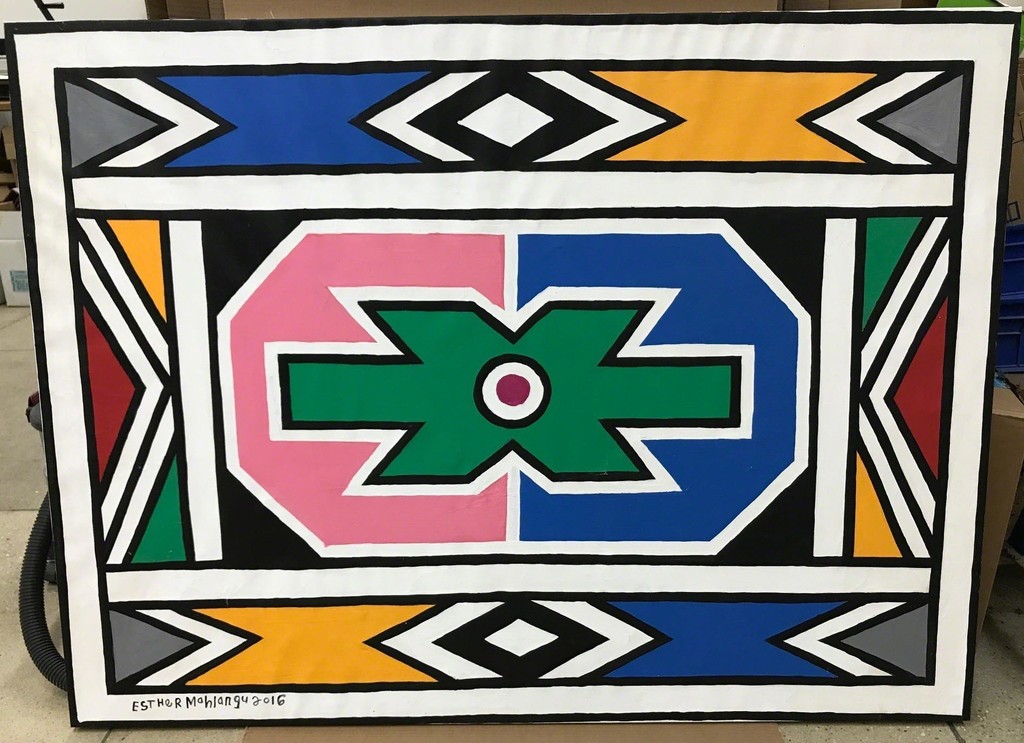 Esther Mahlangu Abstract34 (2017) Artsy