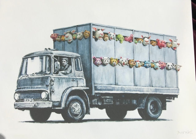 Banksy, ‘Sirens Of The Lambs / Meat Truck (Signed Gift Print)’, 2013, Prescription Art