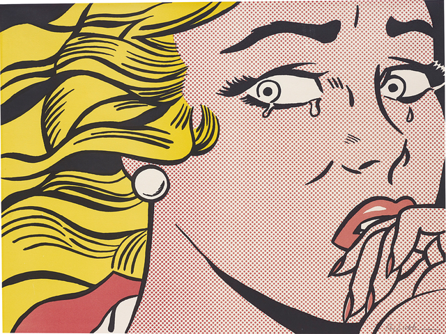 Roy Lichtenstein, ‘Crying Girl’, 1963, Print, Offset lithograph in colours, on lightweight wove paper, trimmed to the image., Phillips