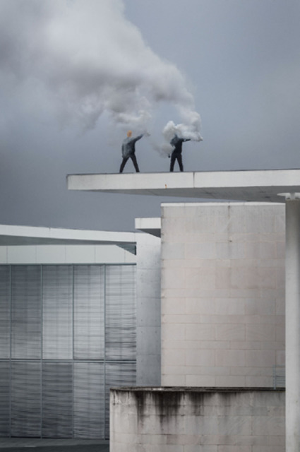 Wermke/Leinkauf, ‘Terrorartists(Smoke)’, 2016, Photography, Photo print archival pigment print, framed (steel), Ruttkowski;68