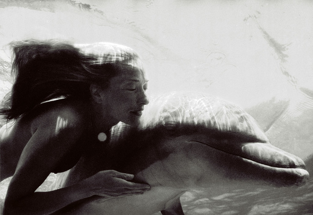 Nomi Baumgartl, ‘Connected, Tatjana Patitz and Cayla, Dolphins’, 2000, Photography, Archival pigment print, Ira Stehmann Fine Art Photography