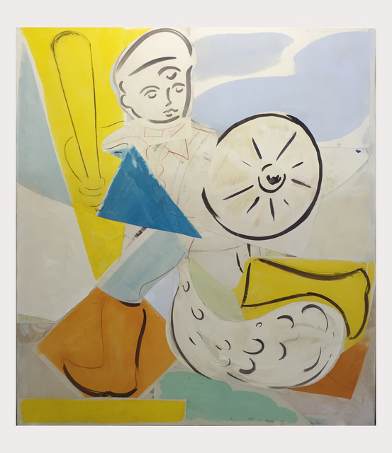 Grant Foster, ‘I Work for You, You Work for Me’, 2016, Painting, Glue, paper, pigment on canvas, Lychee One