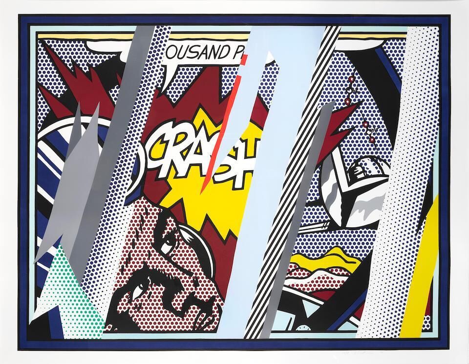 Roy Lichtenstein - Reflections on Crash, from Reflections (Corlett 239)