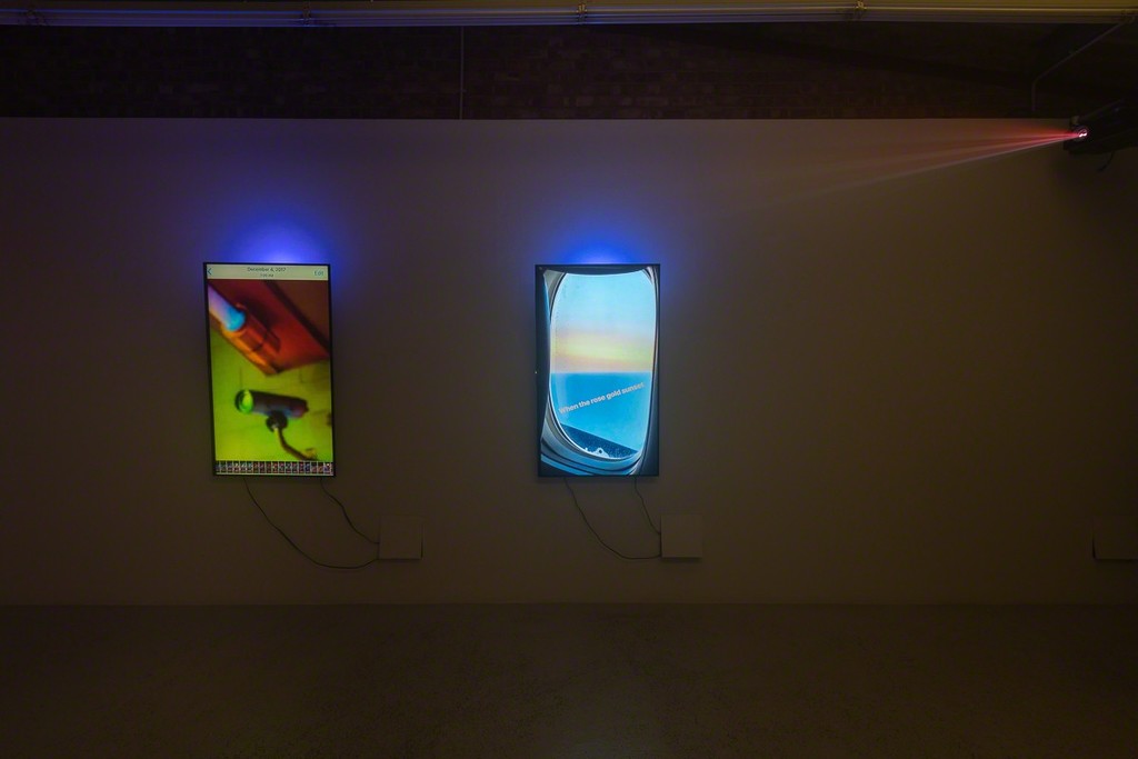 Installation view of Signe Pierce “Digital Streams of an Uploadable Consciousness : Stories 2016-2019” at Annka Kultys Gallery, London 2019. Photo: Annka Kultys Gallery (Damian Griffiths) Installation view of Signe Pierce “Digital Streams of an Uploadable Consciousness : Stories 2016-2019” at Annka Kultys Gallery, London 2019. Photo: Annka Kultys Gallery (Damian Griffiths)