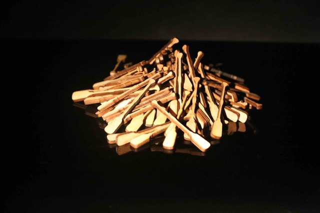 Janet Bellotto, ‘Disaster Signals’, 2016, Installation, Wood, Zilberman Gallery