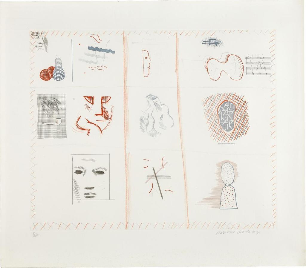 David Hockney - FRANCO-AMERICAN MAIL (S.A.C. 203; MCA TOKYO 182)