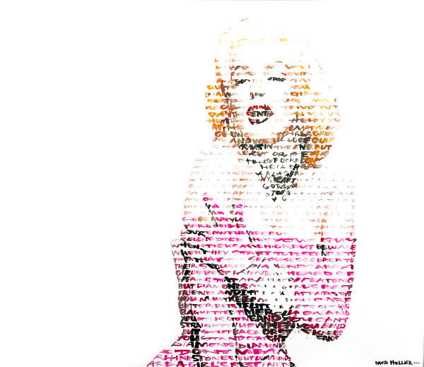 David Hollier, ‘Marilyn (Diamonds are a Girl's Best Friend)’, 2016, Gilles Clement Gallery