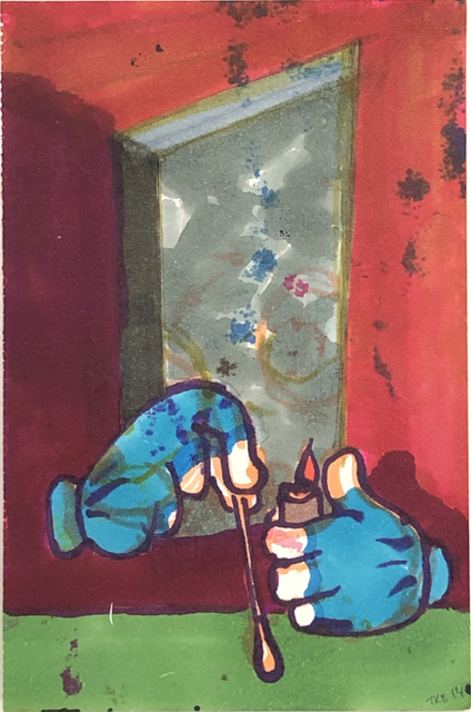 Tamara K.E., ‘Untitled (from’, 2014, Drawing, Collage or other Work on Paper, Copic marker on acid free paper, Beck & Eggeling
