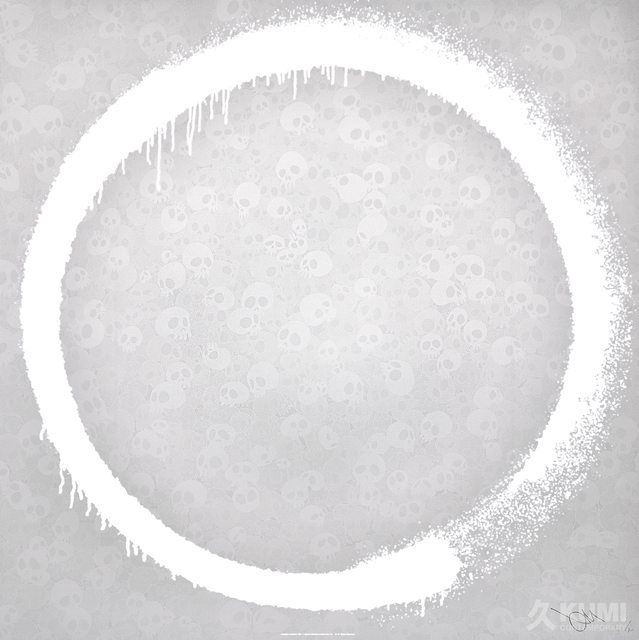 Takashi Murakami, ‘Agama (Silver Enso)’, 2014, Kumi Contemporary / Verso Contemporary