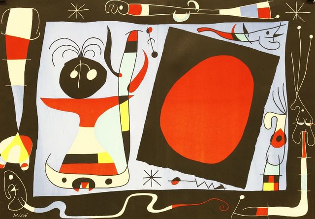 Joan Miró, ‘Woman At The Mirror (Mourlot 174)’, 1956, Sworders