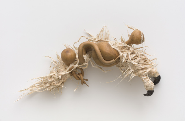 Guadalupe Maravilla, ‘Ancestral Stomach 5’, 2021, Sculpture, Dried gourd with mixed media, P.P.O.W