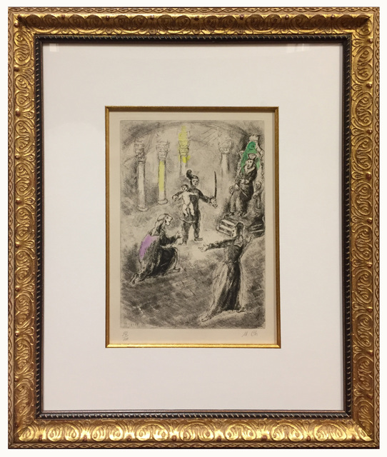 Marc Chagall, ‘Judgement of Solomon’, 1956, Elliott Gallery