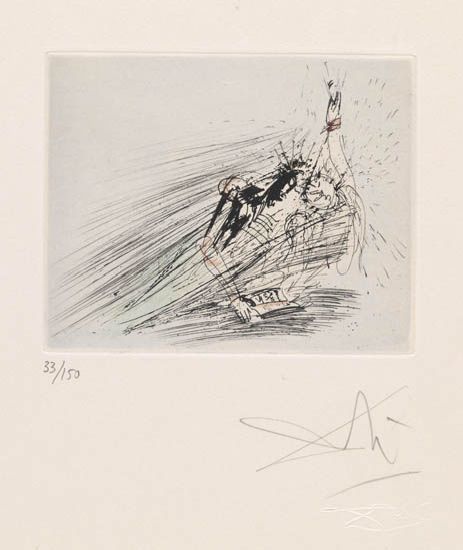 Salvador Dalí, ‘Faust and Marguerite’, 1968, Print, Original drypoint etching, Galerie d'Orsay