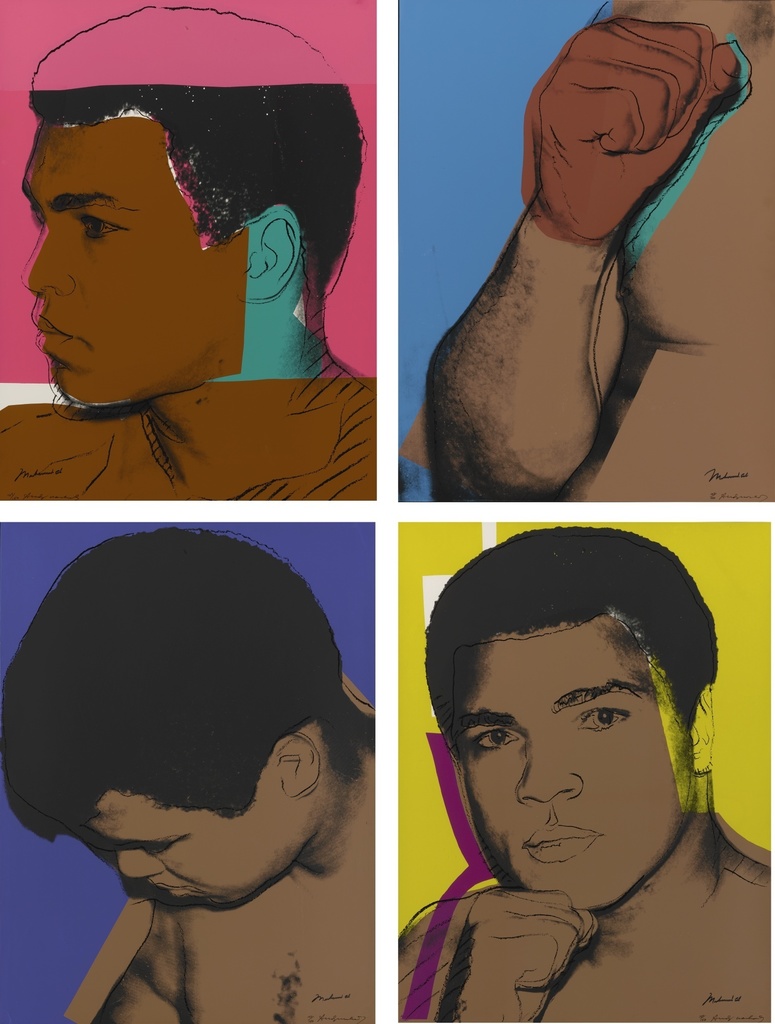 Andy Warhol - MUHAMMAD ALI (F. & S. II.179 - 182)