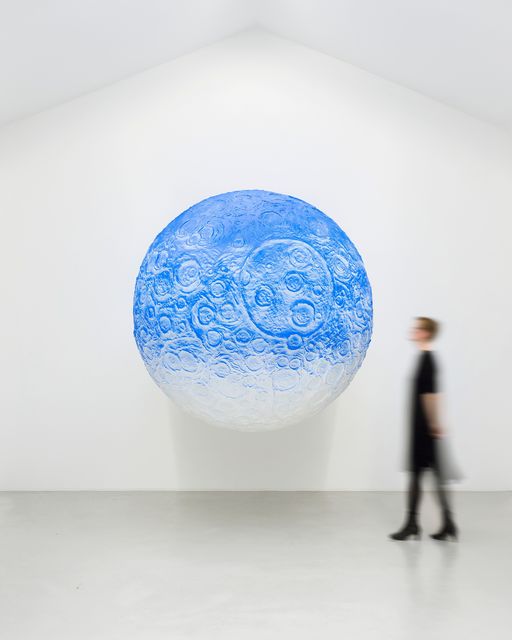 Daniel Arsham, ‘Moon’, 2017, Painting, Plaster, metal, paint, Perrotin