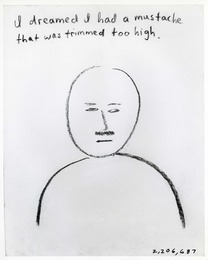 I dreamed I had a mustache that was trimmed too high at 2,206,687