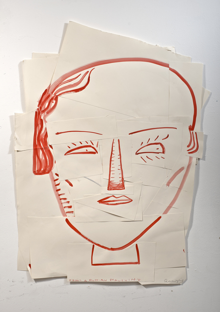 Rose Wylie, ‘Zelda’, 2013, Painting, Watercolour and Collage on Paper, CHOI&LAGER