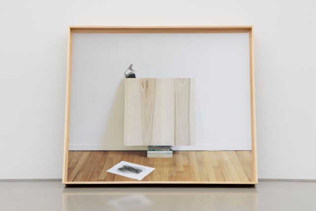 Leslie Hewitt, ‘Untitled (Dreambook or Axis of the Ellipse)’, 2019, Photography, Digital chromogenic print in custom elm frame, Perrotin