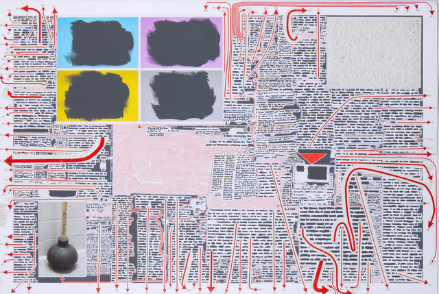 Matthew Sontheimer, ‘An Awkward Ruling- Stutter Included’, 2014, Drawing, Collage or other Work on Paper, Mixed media on paper, Talley Dunn Gallery