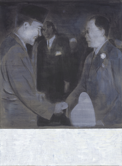 Sawangwongse Yawnghwe, ‘My Grandfather and Sukarno 1950’, 2019, TKG+