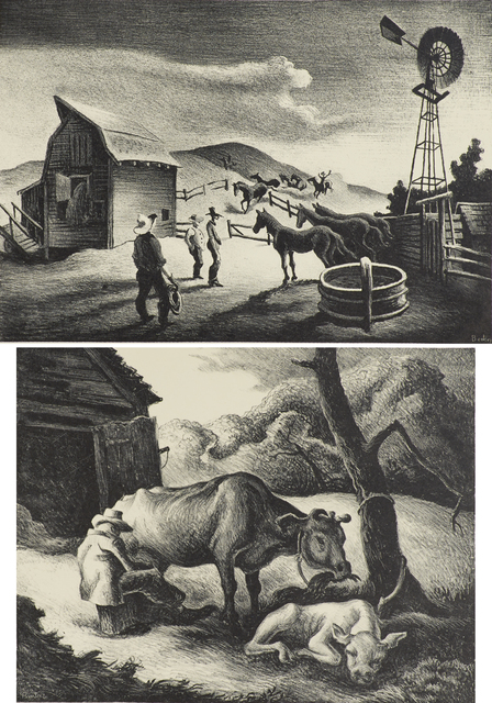 Thomas Hart Benton, ‘Two works of art’, Rago/Wright
