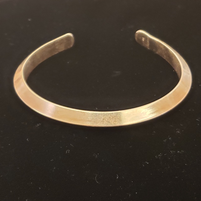 Meghan Tippy Reese, ‘Triangular Smooth Cuff’, 2018, Jewelry, Silver, Springfield Art Association