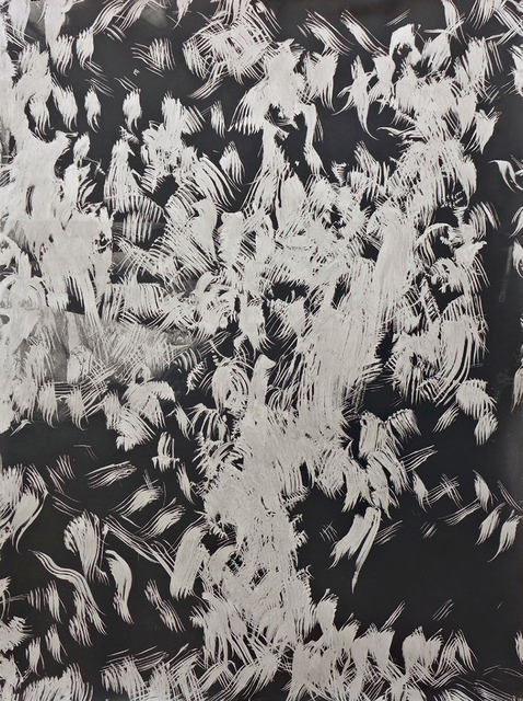 Fernando Prats, ‘Painting of birds (FP014)’, 2014, Mixed Media, Smoke and bird wing-beat on paper, Matthew Liu Fine Arts