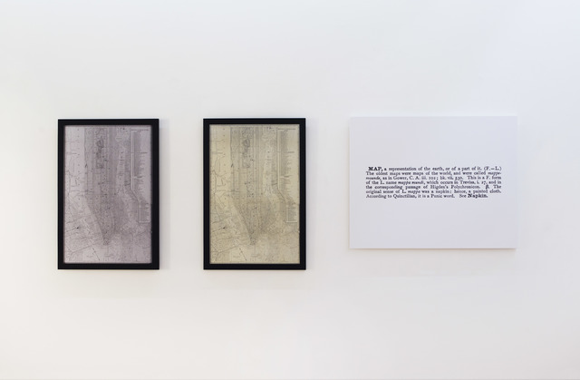 Joseph Kosuth Map One And Three Ety Eng 1965 Artsy