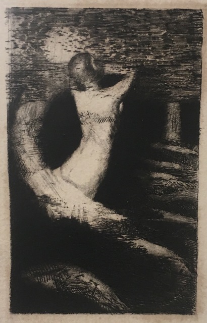 Odilon Redon, ‘Passage d'une âme. (Frontispice pour A. Remacle, La Passante, Paris, Bibliothèque artistique et littéraire, 1892)’, 1891, Galerie Céline Moine & LGFA
