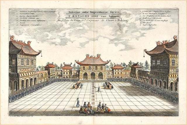 Pieter Van Der Aa, ‘The Chinese Imperial Palace ’, Early 18th Century, Wallector