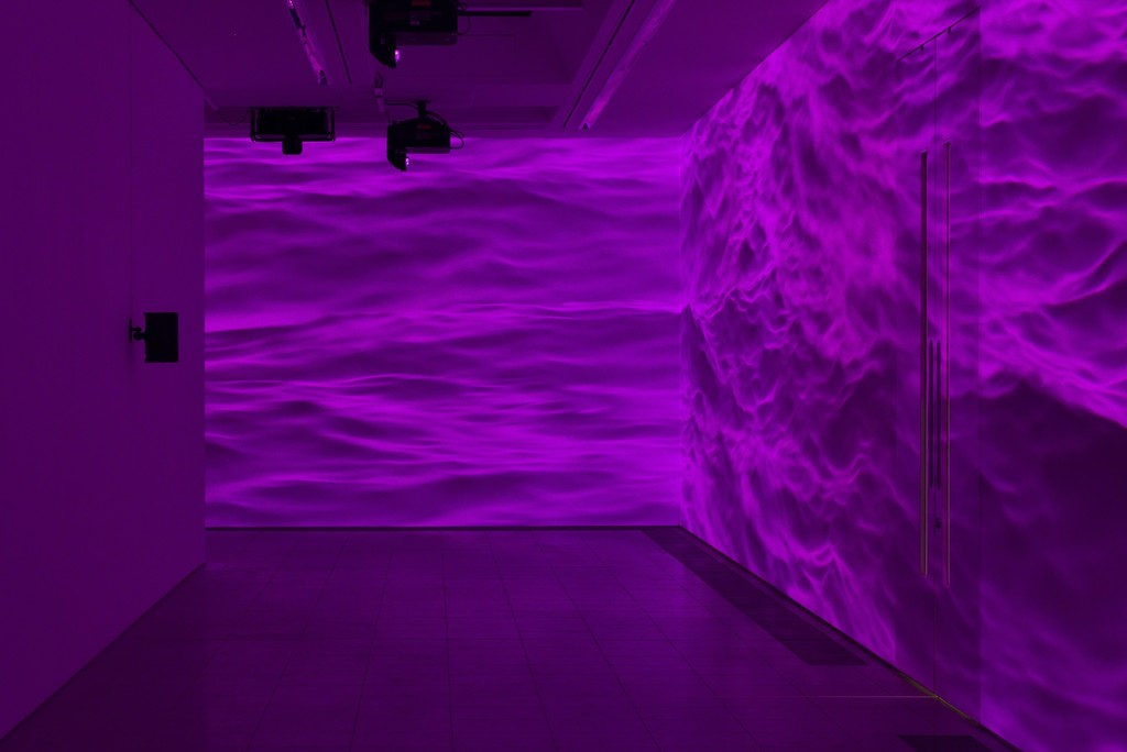 Sondra Perry, Installation view, Typhoon coming on, Serpentine Sackler Gallery, London (6 March – 20 May 2018) © 2018 Mike Din Sondra Perry, Installation view, Typhoon coming on, Serpentine Sackler Gallery, London (6 March – 20 May 2018) © 2018 Mike Din