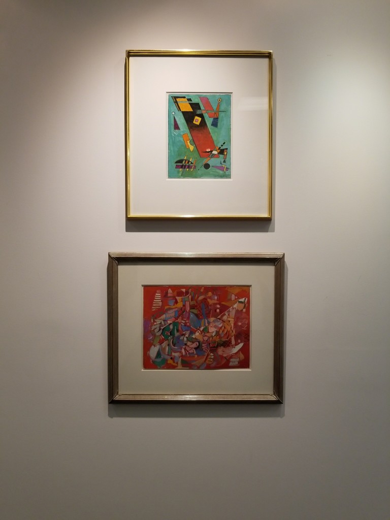 From top: Rolph Scarlett, Untitled c. 1940, gouache on paper,
7” x 10”; Andre Lanskoy, c. 1965, gouache on paper, appr. 10" x 13" From top: Rolph Scarlett, Untitled c. 1940, gouache on paper,
7” x 10”; Andre Lanskoy, c. 1965, gouache on paper, appr. 10" x 13"