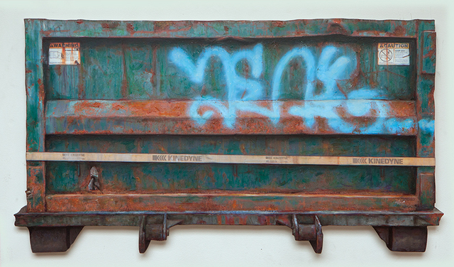 Dan Witz, ‘Container Maspeth II’, 2016, Mixed Media, Oil on sintra, wood back frame, McCaig-Welles