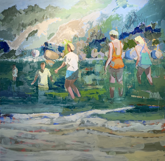 Linda Christensen, ‘Family Reunion’, 2021, Painting, Oil on canvas, Gail Severn Gallery