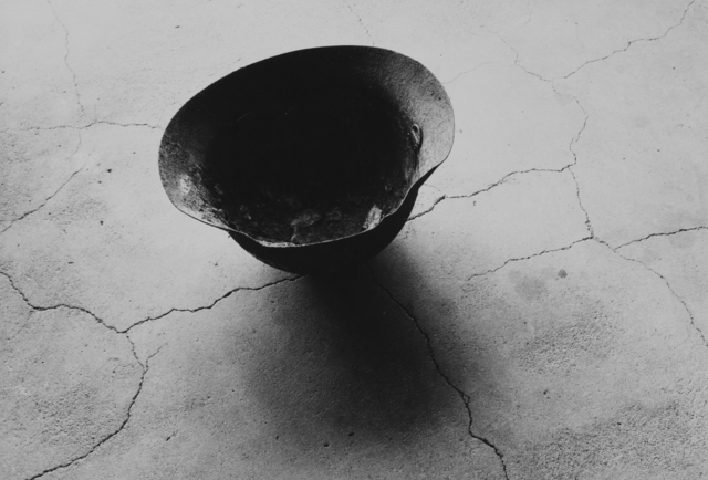 Shomei Tomatsu, ‘Steel Helmet with Skull Bone Fused by Atomic Bomb, Nagasaki, 1963’, 1963, Photography, Gelatin silver print, Taka Ishii Gallery