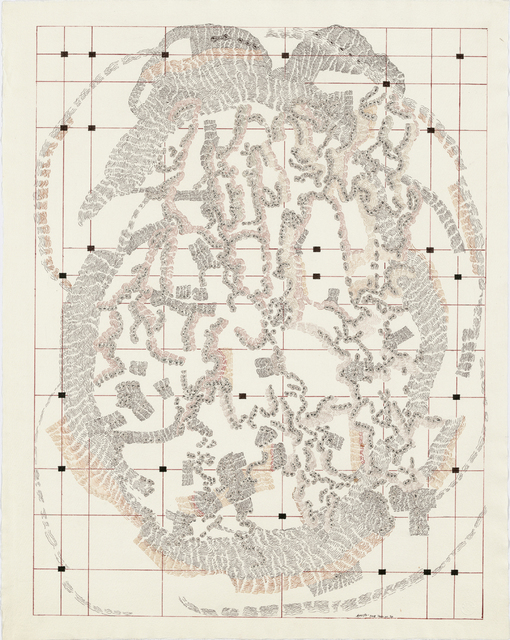 Dieter Appelt, ‘Partitur No. 30’, 2018, Drawing, Collage or other Work on Paper, Ink on paper, Galerie Thomas Schulte